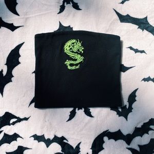 Xs dollskill green dragon tube top